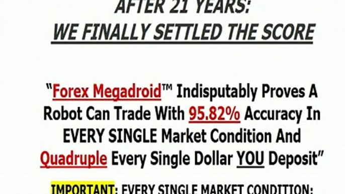 Forex Megadroid Robot Review Get Forex Megadroid Robot