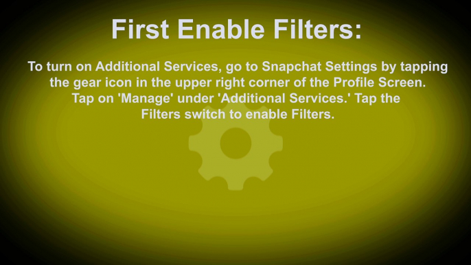 How to Add Filters on Snapchat