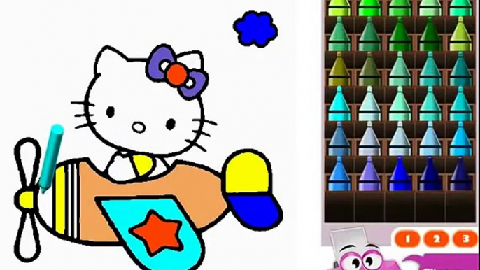 Hello Kitty Jeux Coloriage enfant en Ligne Gratuit a imprimer kids games 4 children and girls UFtG