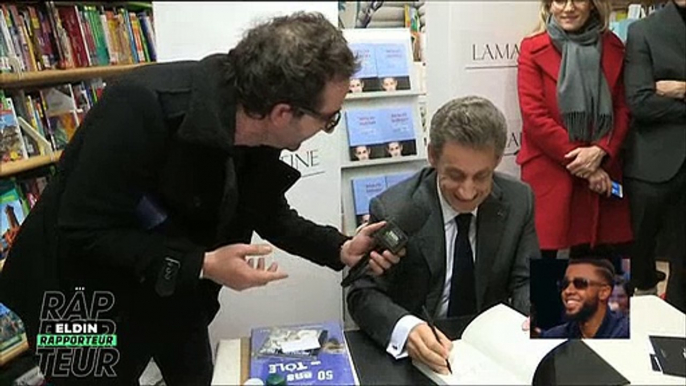 Nicolas Sarkozy taquiné par Cyrille Eldin dans "Le grand journal" - Regardez