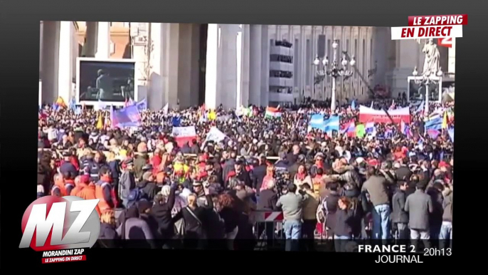 Morandini Zap: Bain de foule pour le Pape François