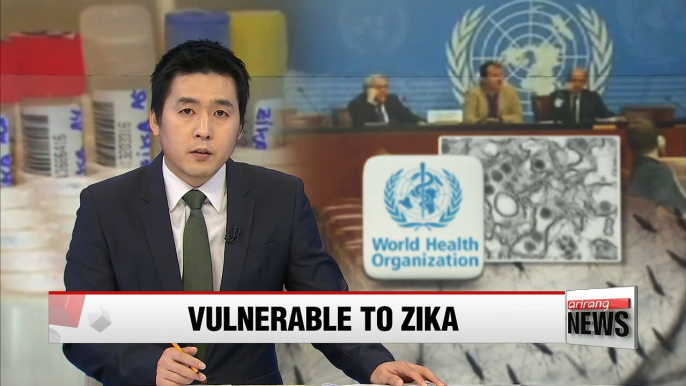 WHO warns Asia and Africa could be particularly vulnerable to Zika virus