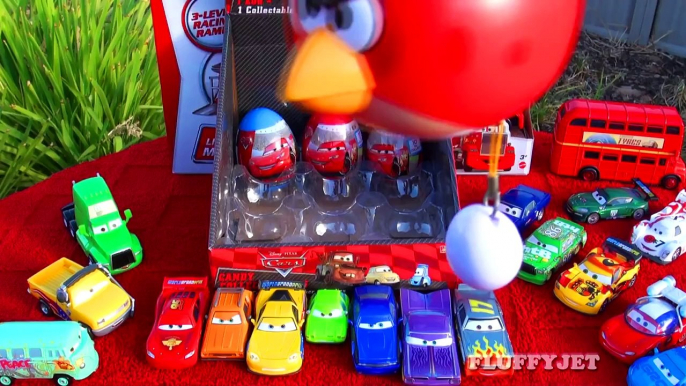 12 Surprise Eggs Unboxing Cars 2 Eggs Kinder Surprise Angry Birds Easter Eggs Disney Pixar