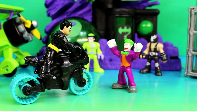 Imaginext Nightwing & Spider-man Save Batman From Joker Riddler Bane Penguin Just4fun290