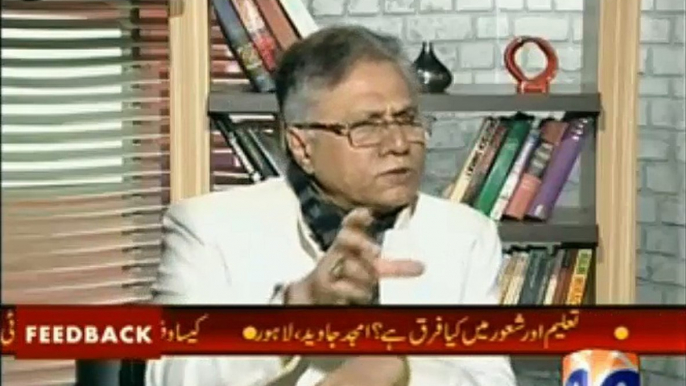 Hassan Nisar bashes Raza Rabbani and PPP