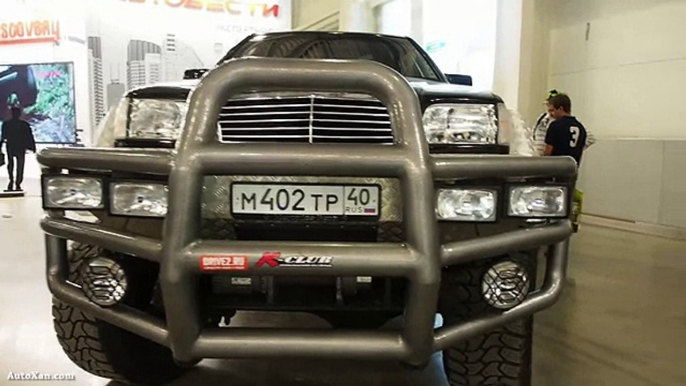 Mercedes-Benz S-class W140 Lifted (Bigfoot) - Exterior Walkaround - Moscow Offroad Show 2015