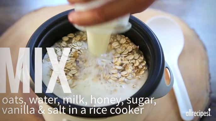 Make Ahead Breakfast Recipes - How to Make Rice Cooker Oats