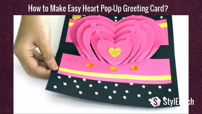 Valentines Day Cards : Pop-Up Love Card Tutorial | DIY Paper Craft