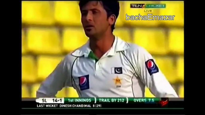 Junaid Khan bowled Sangakkara - Ball of the year - YouTube