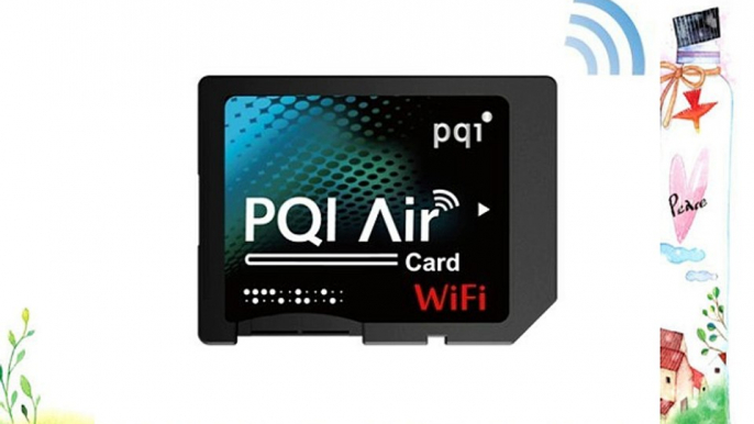 PQI Air Card - Tarjeta microSDHC con adaptador microSD inal?mbrico (32?GB)