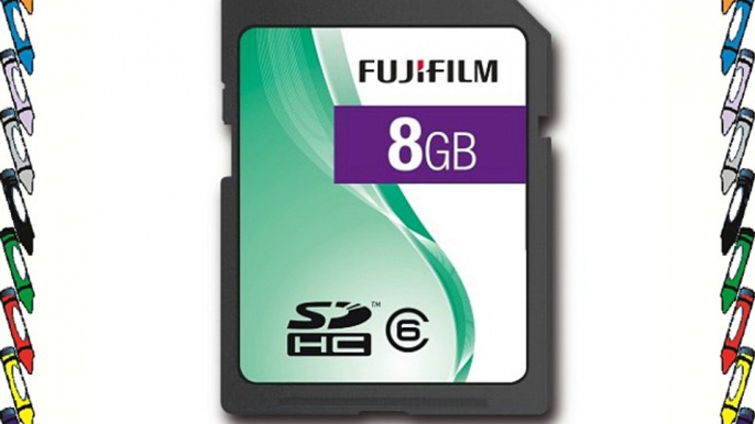 Fujifilm - Tarjeta SDHC (8 GB clase 6)