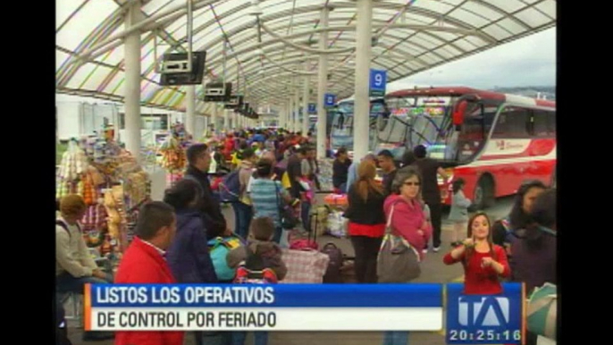 Listos los operativos de control por feriado de Carnaval