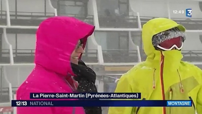 Pyrénées-Atlantiques : la neige est là