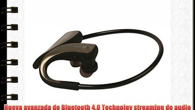 First2savvv lujo Auriculares estéreo deportes Bluetooth 4.0 para correr cascos deportivos de