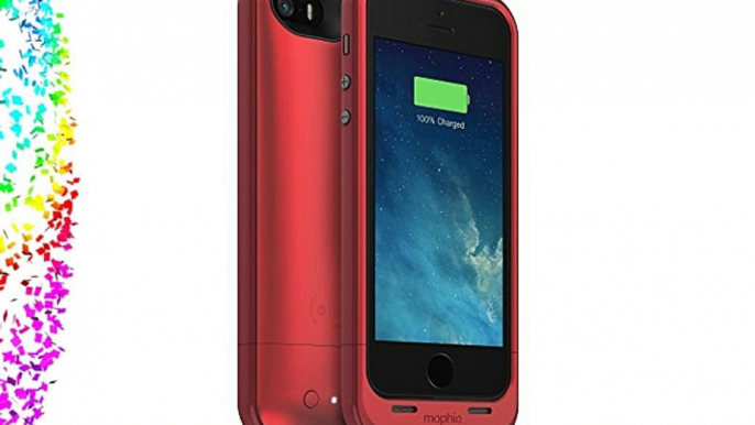 Mophie Juice Pack Plus - Carcasa con batería para iPhone5 color rojo