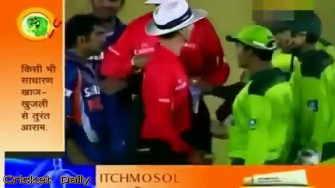 India vs Pakistan Fight in Cricket   Top 9 fights in Cricket History between players