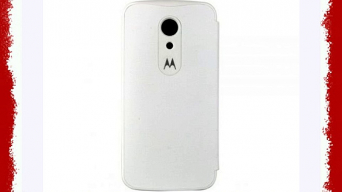 Motorola Flip Shell Case - Funda para móvil Motorola Moto G2 blanco