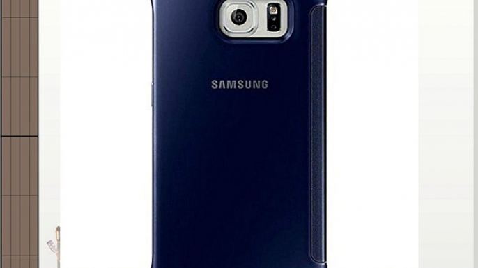 Samsung Clear View - Funda para Samsung Galaxy S6 Edge color Azul