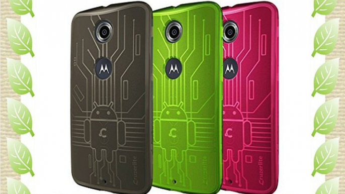 Bugdroid Circuit Bundle of 3 Smoke/Green/Pink for the Google Nexus 6 / Motorola Nexus 6 (2014