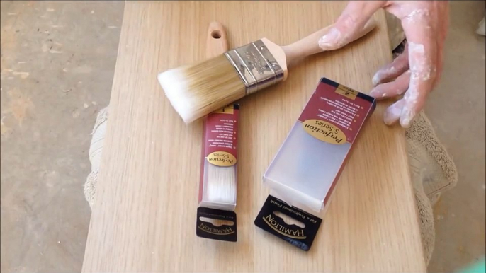 Painting & Decorating, How to trim a 2 Synthetic paint brush for gloss work.