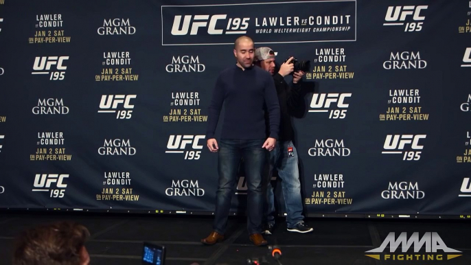 UFC 195: Stipe Miocic vs. Andrei Arlovski Staredown