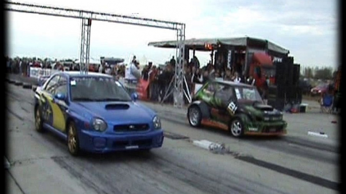 Fiat 126 P [Drag Polski] Vs. Subaru Impreza WRX STI Drag Race