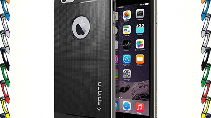 Spigen Funda para iPhone 6 Plus NEO HYBRID METAL - color Gris SGP11177