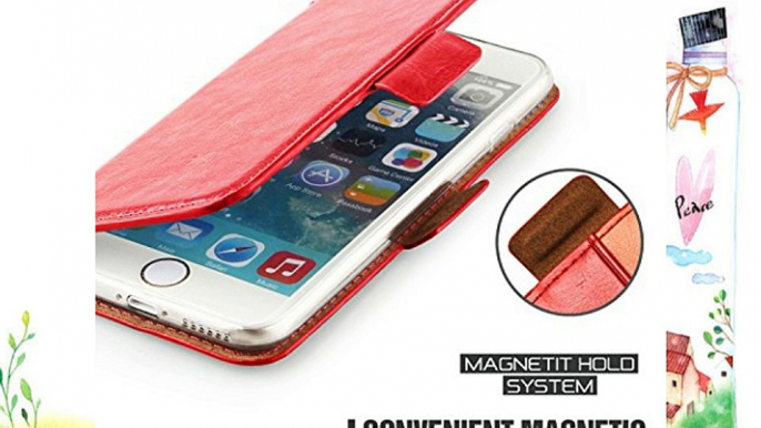 Funda Para iPhone 6 - Mulbess Funda De Piel Tipo Cartera Para Apple iPhone 6 4.7 inch Wallet