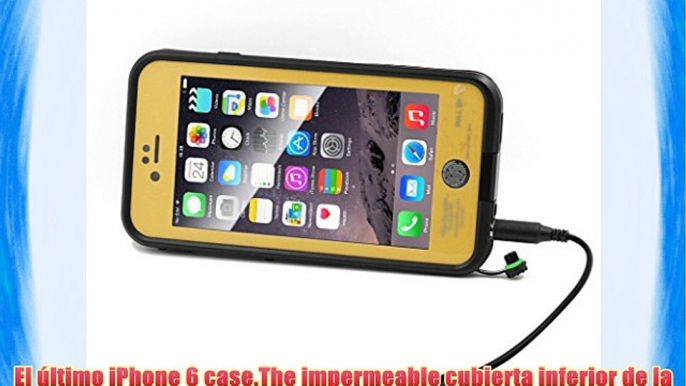 iPhone 6 Funda impermeable Eonfine Funda impermeable con reconocimiento de huella digital táctil