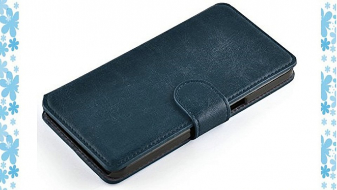 JAMMYLIZARD | Funda De Piel Para OnePlus (1ª Generación) Retro Wallet Tipo Cartera VERDE AZULADO