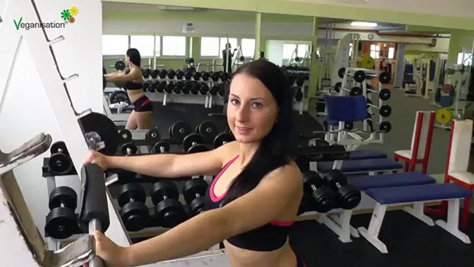 Female Fitness Motivation VEGAN Bodybuilding sexy legs vegan muscle