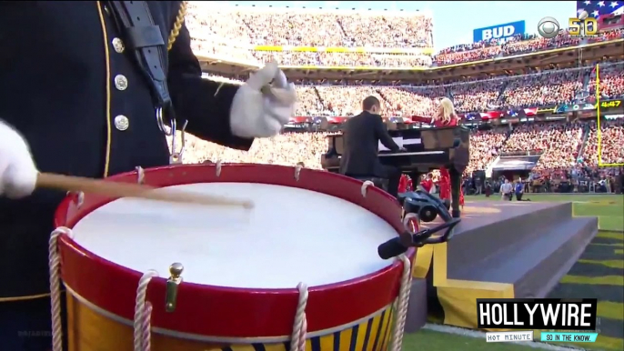 Lady Gaga Sings National Anthem At Super Bowl 50! (VIDEO)