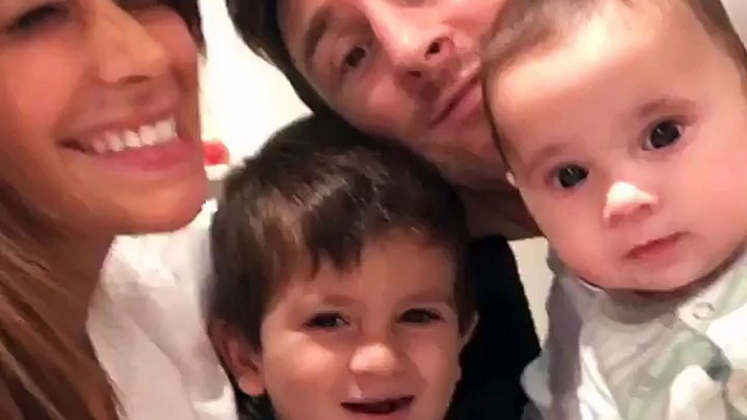 Lionel messi happy family