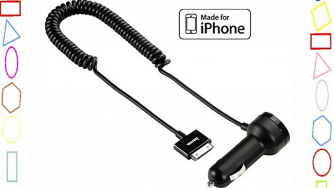 HAMA - Cargador de coche 12/24V para Apple iPhone 3G/3Gs/4/4S iPod ipod Touch