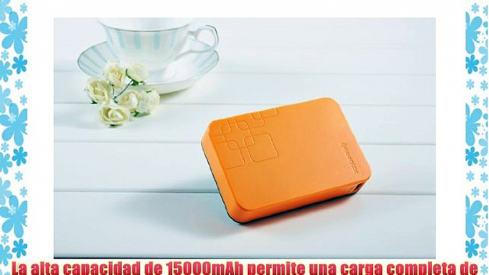 Noontec A15000L Giant - Batería externa universal de reserva (15000 mAh para smartphones móviles