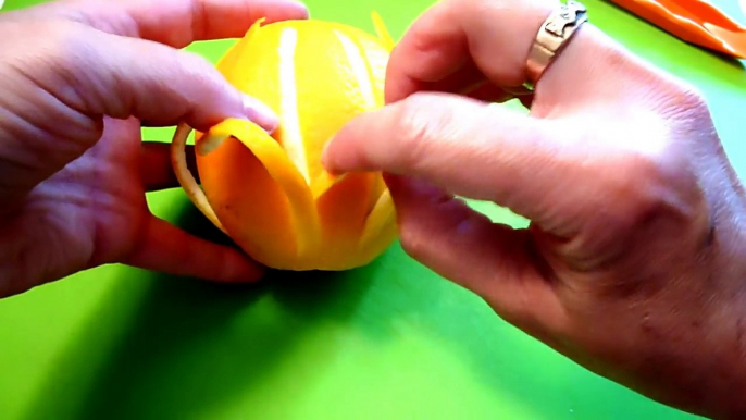 Украшения из апельсина! Decoration of orange! Украшения из фруктов! Decoration of fruits!