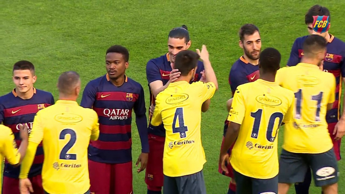 [HIGHLIGHTS] FUTBOL (2a B): FC Barcelona B-Olot (2-0)