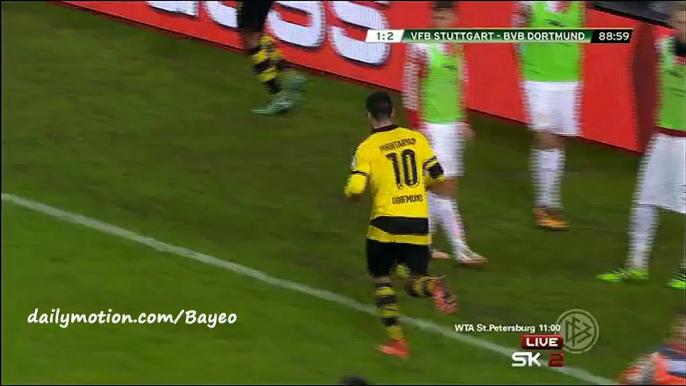 Henrikh Mkhitaryan Goal HD - VfB Stuttgart 1-3 Dortmund - 09-02-2016 DFB Pokal