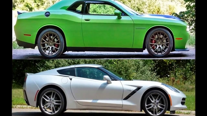 2015 Dodge Challenger SRT Stingray vs. 2015 Chevrolet Corvette Stingray 8AT Comparison