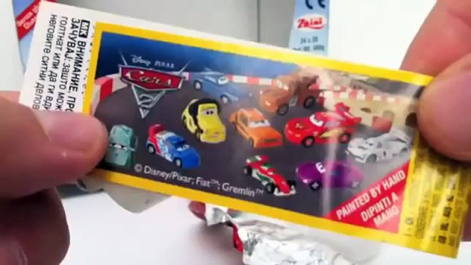 Cars 2 Surprise Eggs Unboxing Disney Pixar toy gift - Kinder sorpresa huevo juguete regalo Cars-2