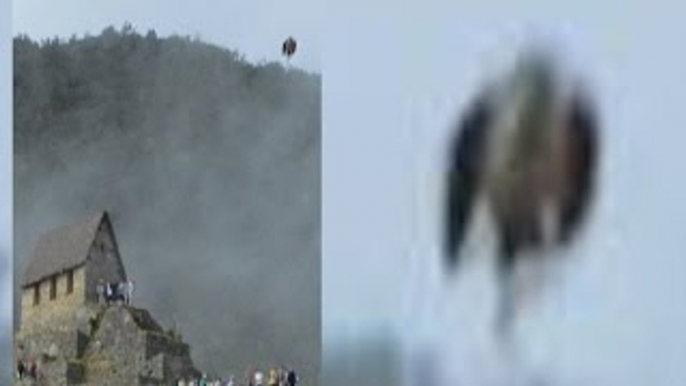 PERU "MAN BIRD" UFO ACTIVATES VOLCANIC EXPLOSION!!? CRAZY FOOTAGE! CA. Mile WIDE Flying Saucer!