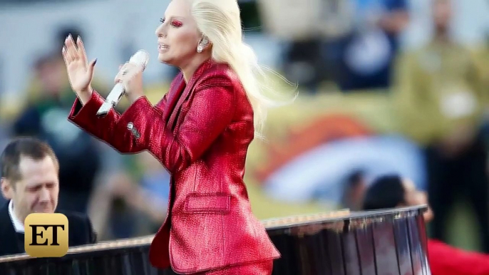 Lady Gaga Absolutely Slays the National Anthem in Sparkling Red at Super Bowl 50