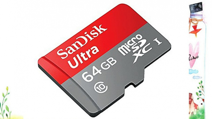 SanDisk SDSQUNC-64G-GZFMA - Tarjeta memoria microSDXC de 64 GB (UHS-I con adaptador SD velocidad