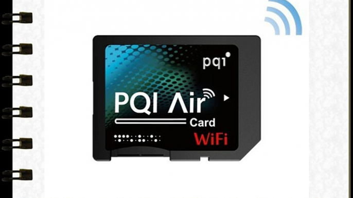 PQI Air Card - Tarjeta microSDHC con adaptador microSD inalámbrico (32 GB)