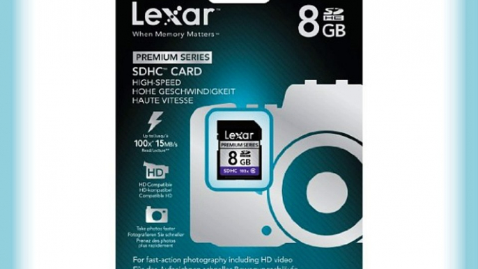 Lexar 100X Premium - Tarjeta de memoria SDHC 8 GB