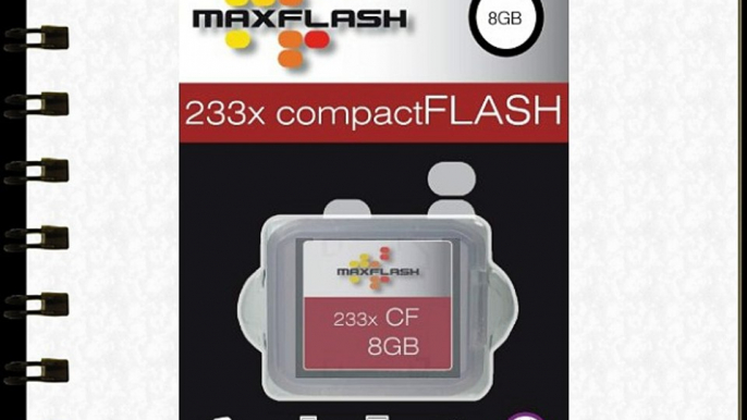 Maxflash - Tarjeta de memoria Compact Flash (CF) 8 GB