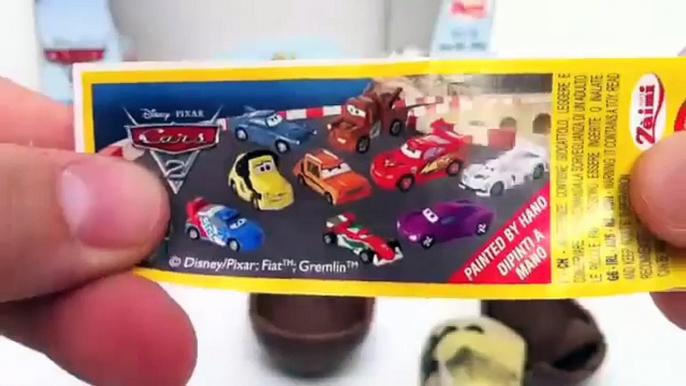 Cars 2 Surprise Eggs Unboxing Disney Pixar toy gift - Kinder sorpresa huevo juguete regalo Cars