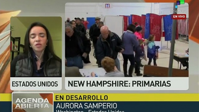 EEUU: Sanders y Trump ganan las elecciones primarias de New Hampshire