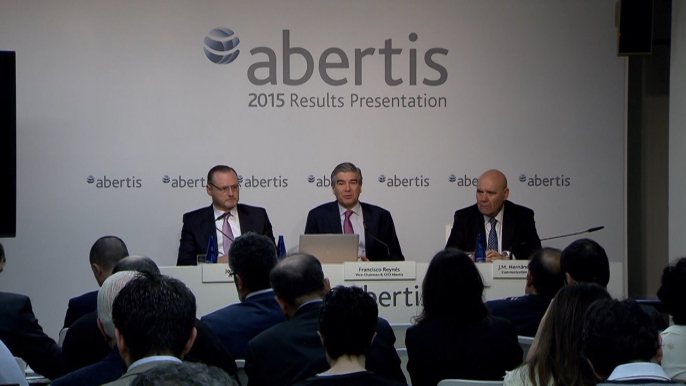 Abertis presenta resultados del ejercicio 2015