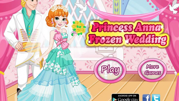 Princess Anna Frozen Wedding: Disney princess Frozen - Best Baby Games For Girls